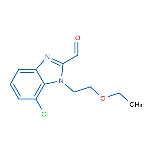 7-Chloro-1-(2-ethoxyethyl)-1H-benzo[d]imidazole-2-carbaldehyde 1g