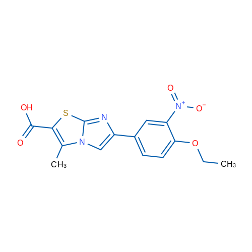 6-(4-Ethoxy-3-nitrophenyl)-3-methylimidazo[2,1-b]thiazole-2-carboxylic acid 5g