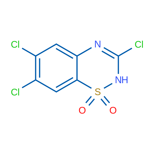 3,6,7-Trichloro-2H-benzo[e][1,2,4]thiadiazine 1,1-dioxide 1g