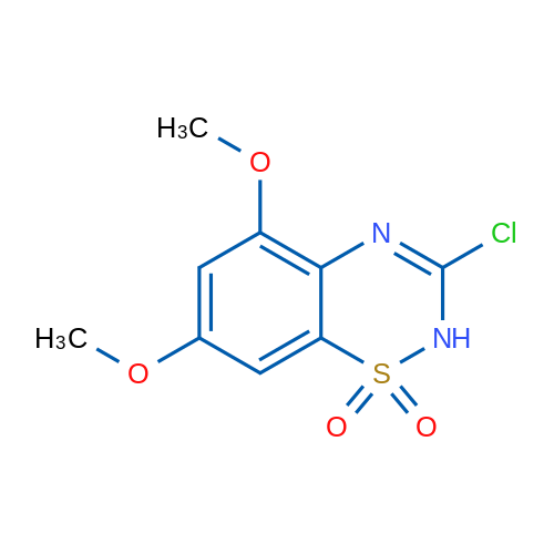 3-Chloro-5,7-dimethoxy-2H-benzo[e][1,2,4]thiadiazine 1,1-dioxide 1g