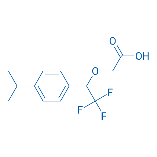 2-(2,2,2-Trifluoro-1-(4-isopropylphenyl)ethoxy)acetic acid 1g
