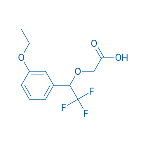 2-(1-(3-Ethoxyphenyl)-2,2,2-trifluoroethoxy)acetic acid 1g