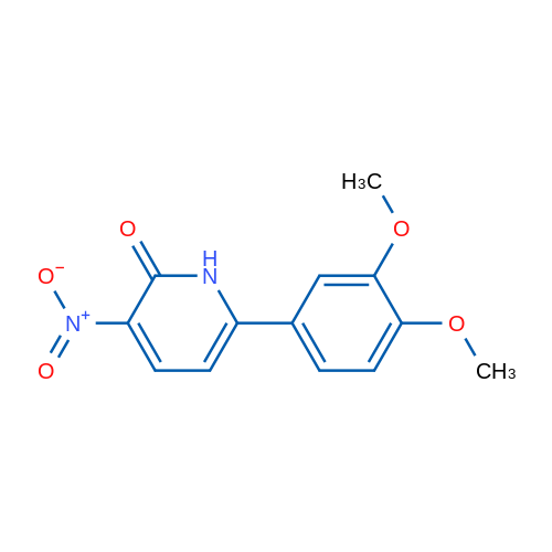 6-(3,4-Dimethoxyphenyl)-3-nitropyridin-2(1H)-one 1g