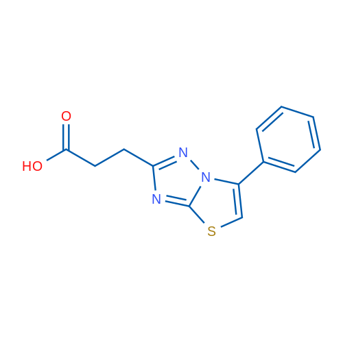 3-(6-Phenylthiazolo[3,2-b][1,2,4]triazol-2-yl)propanoic acid 1g