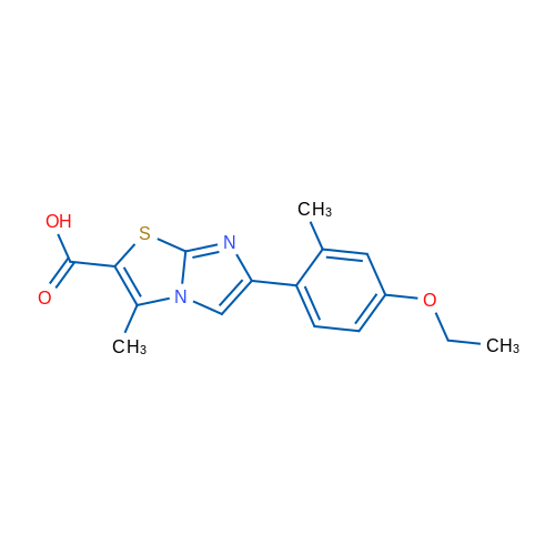 6-(4-Ethoxy-2-methylphenyl)-3-methylimidazo[2,1-b]thiazole-2-carboxylic acid 5g