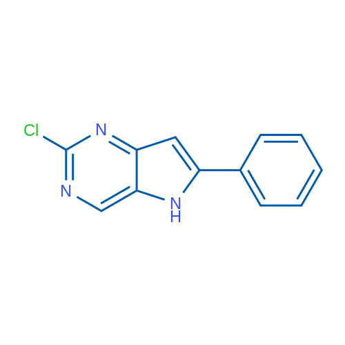 2-Chloro-6-phenyl-5H-pyrrolo[3,2-d]pyrimidine 1g