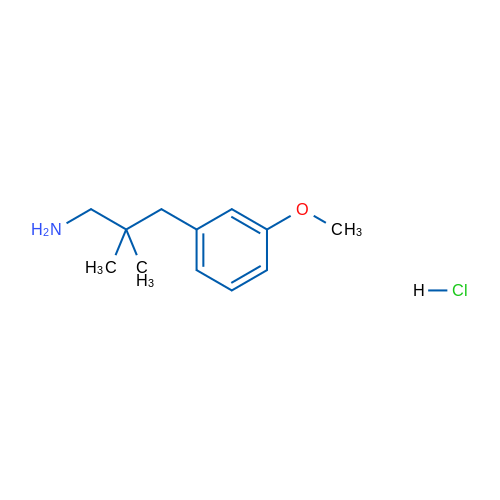 3-(3-Methoxyphenyl)-2,2-dimethylpropan-1-amine hydrochloride 1g