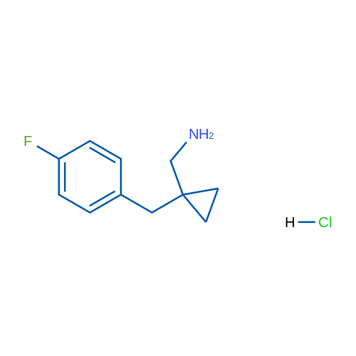 (1-(4-Fluorobenzyl)cyclopropyl)methanamine hydrochloride 1g