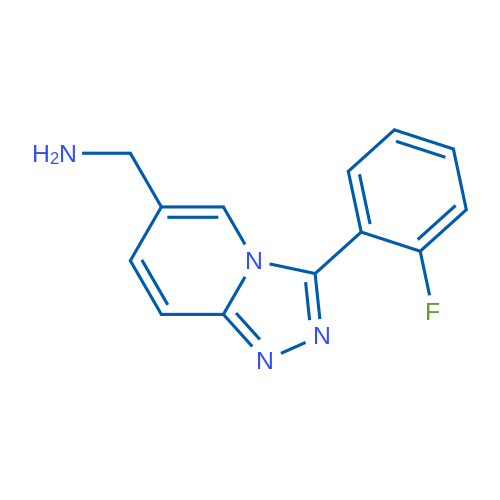 (3-(2-Fluorophenyl)-[1,2,4]triazolo[4,3-a]pyridin-6-yl)methanamine 1g