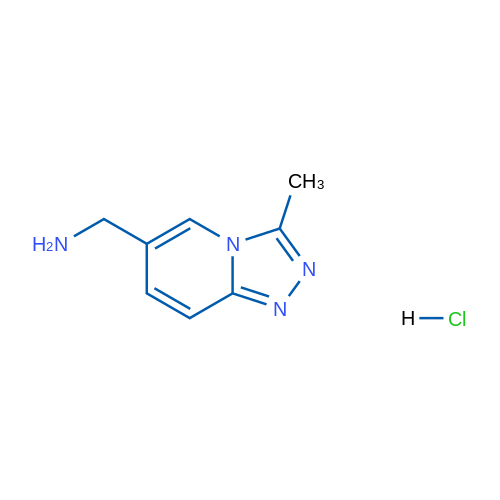 (3-Methyl-[1,2,4]triazolo[4,3-a]pyridin-6-yl)methanamine hydrochloride 1g