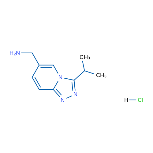 (3-Isopropyl-[1,2,4]triazolo[4,3-a]pyridin-6-yl)methanamine hydrochloride 1g