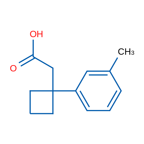 2-(1-(m-Tolyl)cyclobutyl)acetic acid 1g