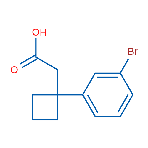 2-(1-(3-Bromophenyl)cyclobutyl)acetic acid 1g
