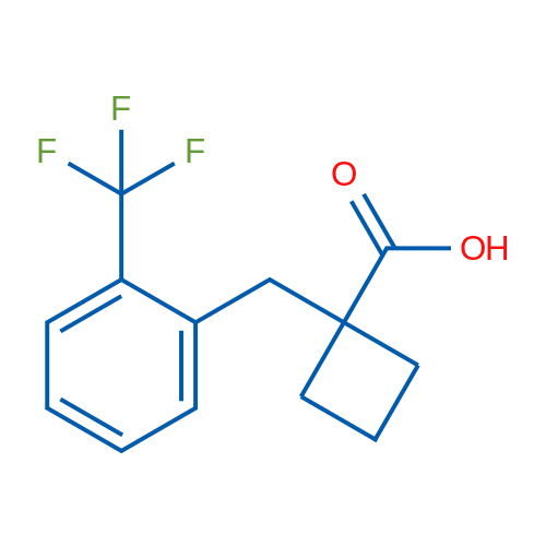 1-(2-(Trifluoromethyl)benzyl)cyclobutanecarboxylic acid 1g