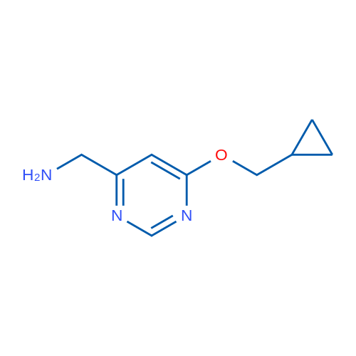 (6-(Cyclopropylmethoxy)pyrimidin-4-yl)methanamine 1g