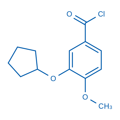 3-(Cyclopentyloxy)-4-methoxybenzoyl chloride 5g