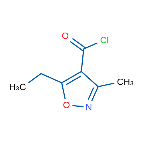 5-Ethyl-3-methylisoxazole-4-carbonyl chloride 1g