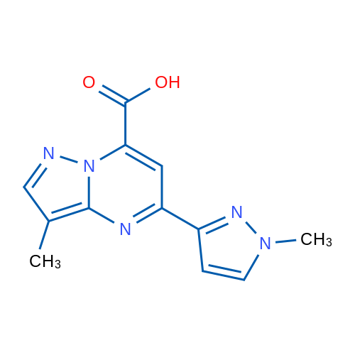 3-Methyl-5-(1-methyl-1H-pyrazol-3-yl)pyrazolo[1,5-a]pyrimidine-7-carboxylic acid 1g