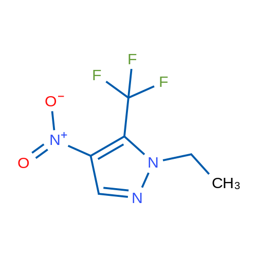 1-Ethyl-4-nitro-5-(trifluoromethyl)-1H-pyrazole 1g