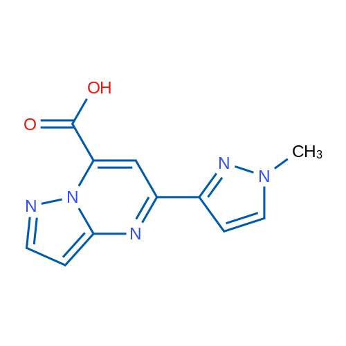 5-(1-Methyl-1H-pyrazol-3-yl)pyrazolo[1,5-a]pyrimidine-7-carboxylic acid 1g