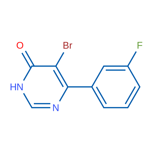 5-Bromo-6-(3-fluorophenyl)pyrimidin-4(3H)-one 1g