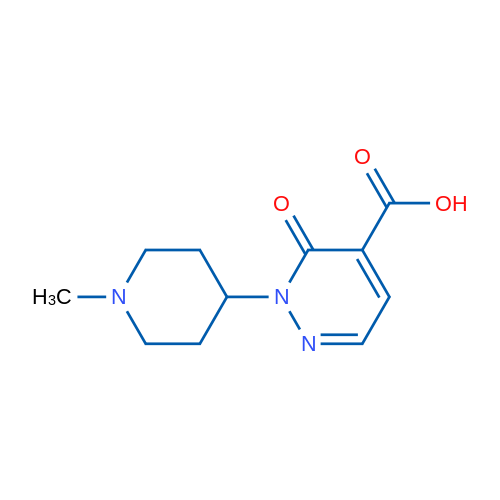 2-(1-Methylpiperidin-4-yl)-3-oxo-2,3-dihydropyridazine-4-carboxylic acid 1g