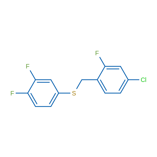 (4-Chloro-2-fluorobenzyl)(3,4-difluorophenyl)sulfane 1g