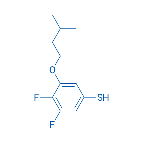 3,4-Difluoro-5-(isopentyloxy)benzenethiol 1g