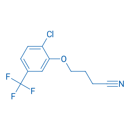 4-(2-Chloro-5-(trifluoromethyl)phenoxy)butanenitrile 1g
