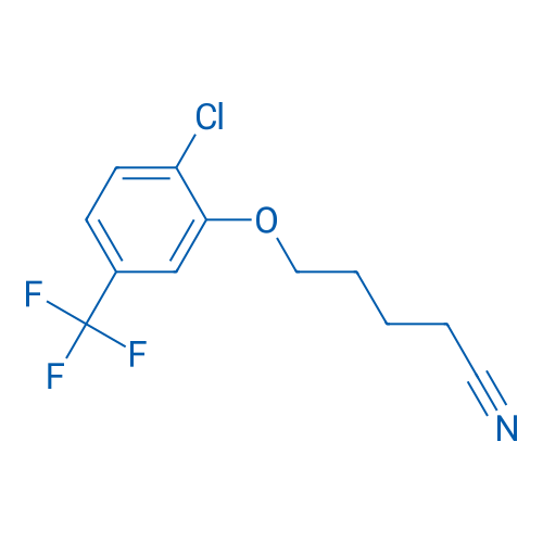 5-(2-Chloro-5-(trifluoromethyl)phenoxy)pentanenitrile 1g