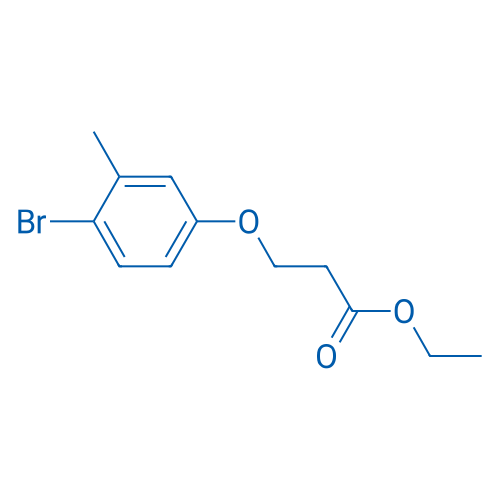 Ethyl 3-(4-bromo-3-methylphenoxy)propanoate 1g