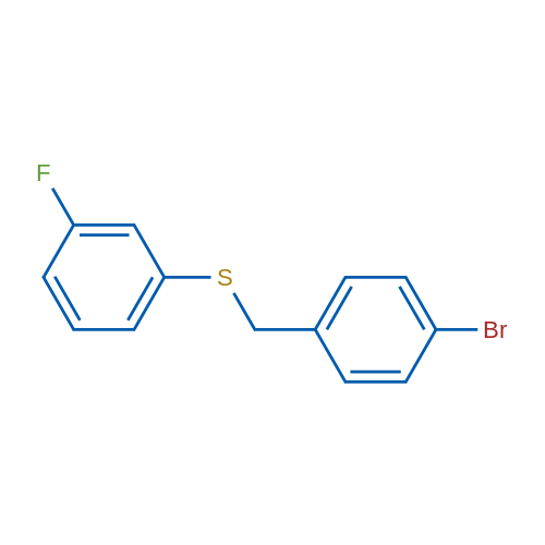 (4-Bromobenzyl)(3-fluorophenyl)sulfane 1g