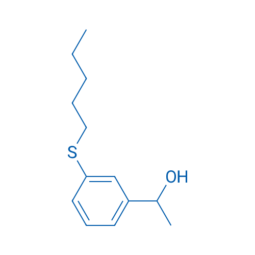 1-(3-(Pentylthio)phenyl)ethanol 1g