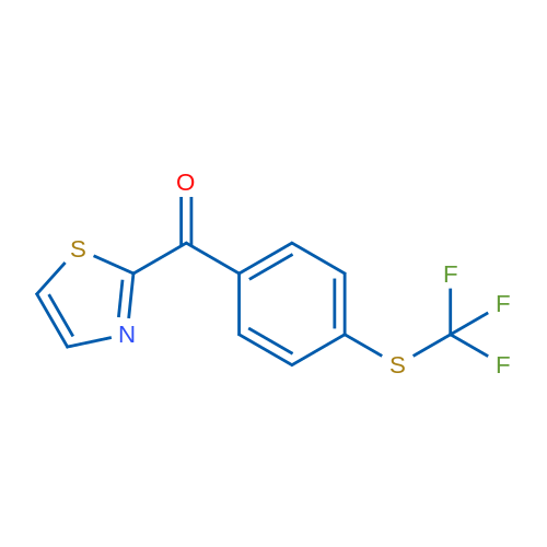 Thiazol-2-yl(4-((trifluoromethyl)thio)phenyl)methanone 1g
