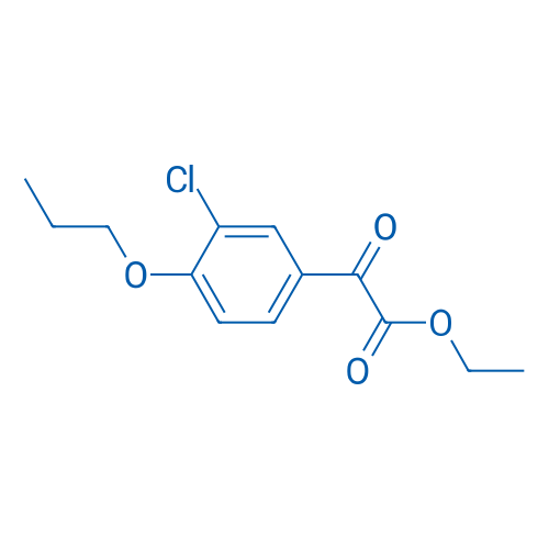 Ethyl 2-(3-chloro-4-propoxyphenyl)-2-oxoacetate 1g