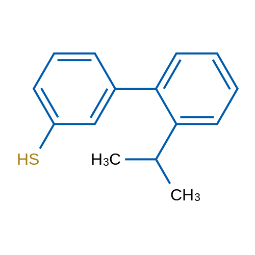 2'-Isopropyl-[1,1'-biphenyl]-3-thiol 1g