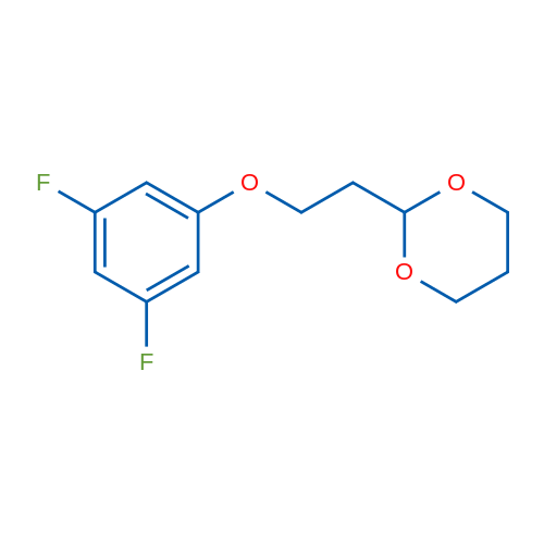 2-(2-(3,5-Difluorophenoxy)ethyl)-1,3-dioxane 1g