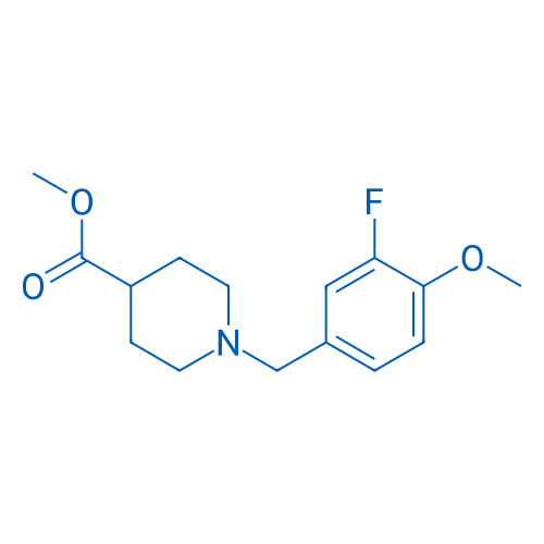Methyl 1-(3-fluoro-4-methoxybenzyl)piperidine-4-carboxylate 1g