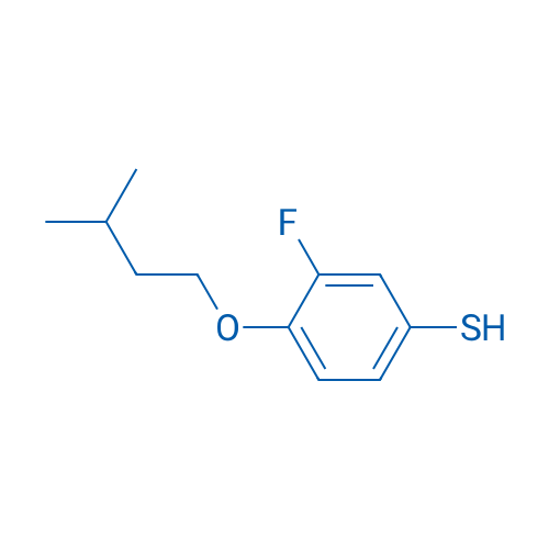 3-Fluoro-4-(isopentyloxy)benzenethiol 1g