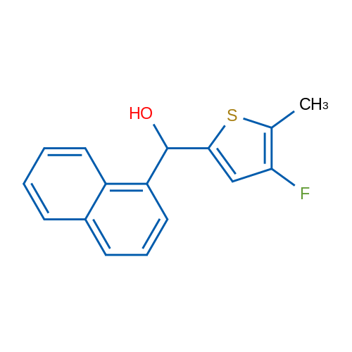 (4-Fluoro-5-methylthiophen-2-yl)(naphthalen-1-yl)methanol 1g