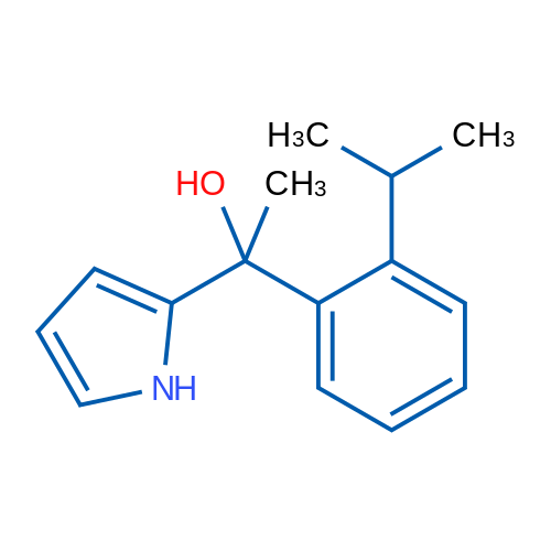 1-(2-Isopropylphenyl)-1-(1H-pyrrol-2-yl)ethanol 1g