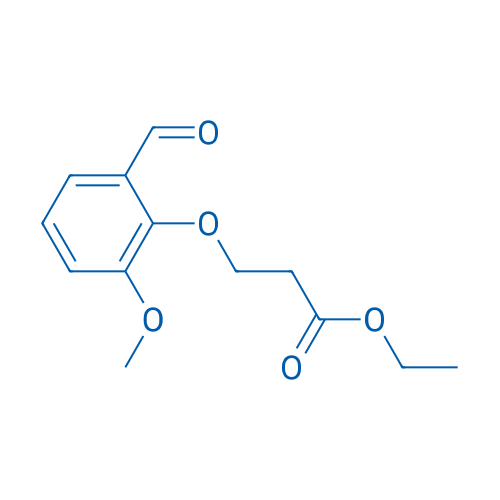Ethyl 3-(2-formyl-6-methoxyphenoxy)propanoate 1g