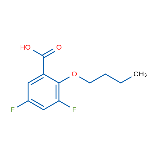 2-Butoxy-3,5-difluorobenzoic acid 1g