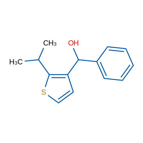 (2-Isopropylthiophen-3-yl)(phenyl)methanol 1g