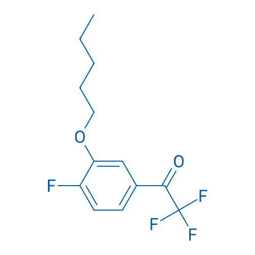 2,2,2-Trifluoro-1-(4-fluoro-3-(pentyloxy)phenyl)ethanone 1g
