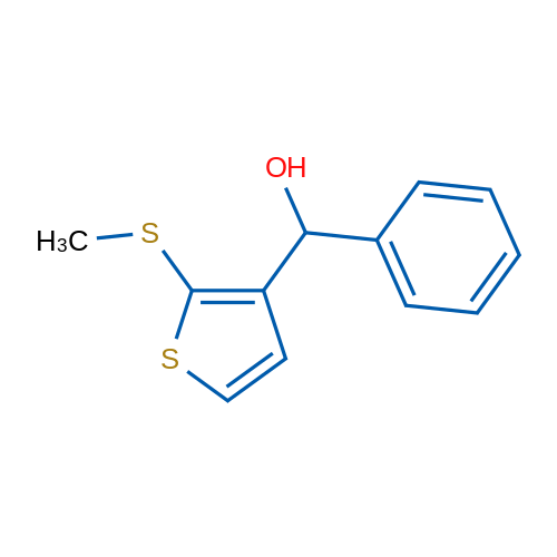 (2-(Methylthio)thiophen-3-yl)(phenyl)methanol 1g
