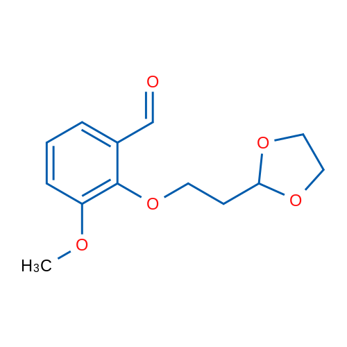 2-(2-(1,3-Dioxolan-2-yl)ethoxy)-3-methoxybenzaldehyde 1g