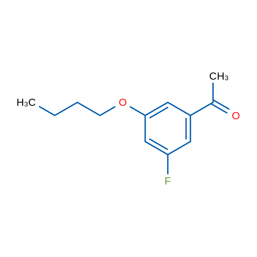 1-(3-Butoxy-5-fluorophenyl)ethanone 1g