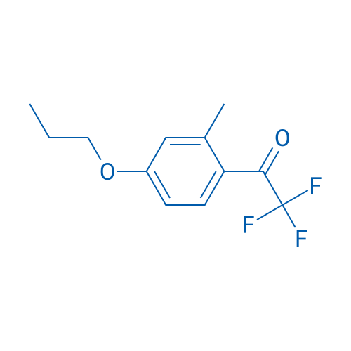 2,2,2-Trifluoro-1-(2-methyl-4-propoxyphenyl)ethanone 1g