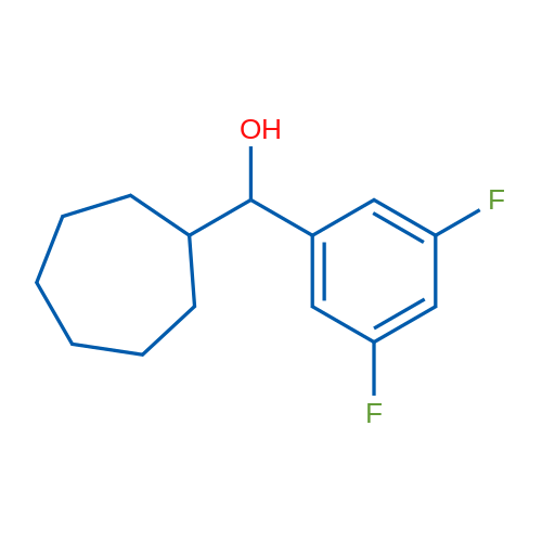 Cycloheptyl(3,5-difluorophenyl)methanol 1g